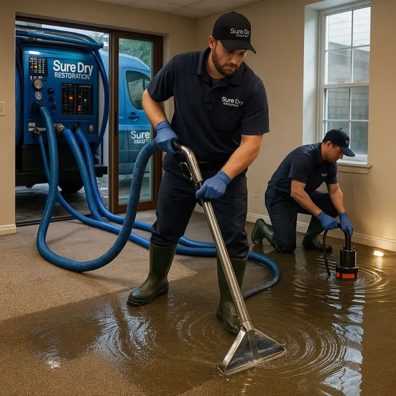 Water Extraction and Removal process in Statenville, GA